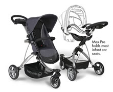 Baby Planet Max Pro 3 Wheel Travel System - FREE SHIPPING!
