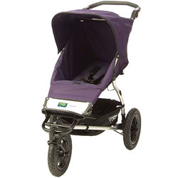 Mountain Buggy Urban Single Jogging Stroller - plum