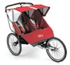 BabyJogger 68723 Performance Double Jogging Stroller, Red-Silver