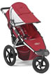 BabyJogger 57003 ATS Jogging Stroller, Red-Silver