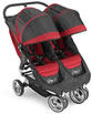 Baby Jogger 67173 City Mini Double Jogging Stroller, Red-Black  