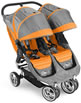 Baby Jogger 67179 City Mini Double Jogging Stroller, Orange-Gray - Backordered - Expected to ship 06/01/08