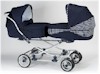 Inglesina Domino Twin Stroller with 2 QE1 Seats