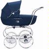 Inglesina 147T-NAV Classica Pram with Diaper Bag, Navy