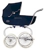 Inglesina 147W-NF1 Classica Pram with Diaper Bag, Marina-Navy