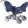Inglesina 2008 Domino Twin Stroller 1386006-125P-MAR, Marine