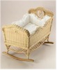 J Mason I-2940 Wicker Bassinet