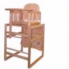 Kettler H4843-N337 Kombi High Chair Light Fixed Tray , Red Padding