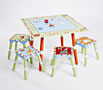 Levels of Discovery Alphabet Soup Table & 4 Stool Set
