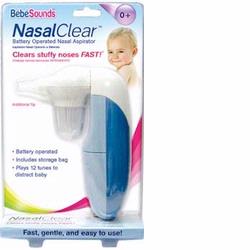 BebeSounds BR-140 NasalClear Battery Operated Nasal Aspirator