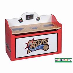 GuideCraft G120-01 Official National Basketball Association Philadelphia 76ers Toy Box