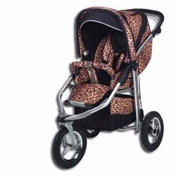 Baby Bling BBV333P Metamorphosis Jogging Stroller, Viceroy (Black and Black With
