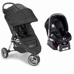 Baby Jogger 67100BTKIT  City Mini Travel System Kits - Black/Black and Black