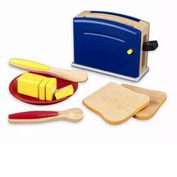 KidKraft 63167 Primary Toaster Set