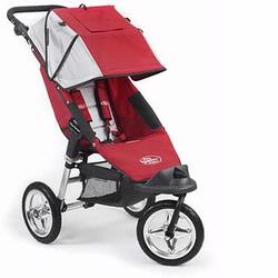 Baby Jogger 69053 City Classic Single Jogging Stroller, Red/Silver