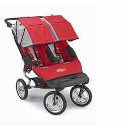 Baby Jogger 69063 City Classic Double Jogging Stroller, Red/Silver
