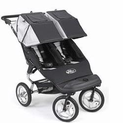 Baby Jogger 69060 City Classic Double Jogging Stroller, Black/Silver