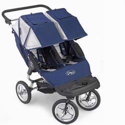 Baby Jogger 69062 City Classic Double Jogging Stroller, Navy/Silver