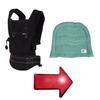 Ergo Baby BC6SPIIGLED Black ERGOsport With Green Infant Insert & LED Safety Reflector Light Made in USA 
