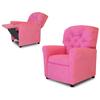 Dozydotes 7268 MicroSuede Classic 7 Button Children's Recliner - Hot Pink  Made in USA 
