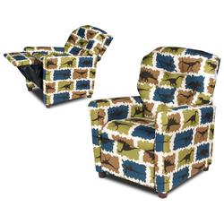 Dozydotes 10555 Classic 7 Button Children's Recliner - Dinosaur