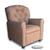 Dozydotes 8201 MicroSuede Classic 7 Button Children's Recliner - Tumbleweed Made in USA 