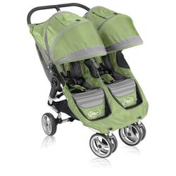Baby Jogger 87174 City Mini Double Stroller, Green-Gray