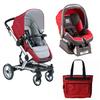 Peg Perego CR13-MU53KIT Skate Travel System With Free Diaper Bag - Tango/ Corallo