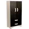 Anka ASA60305 Sova Armoire - Whitewash/Espresso