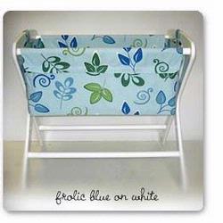 Baby Star Custom Bags for Cariboo Classic Bassinets, Frolic Blue