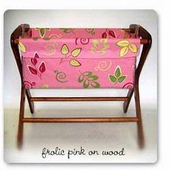 Baby Star Custom Bags for Cariboo Classic Bassinets, Frolic Pink