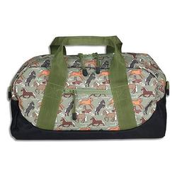 Wildkin 25013 Horses In Green Duffel Bag Picture