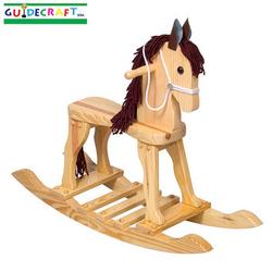 Guidecraft 83451 Natural Rocking Horse Picture