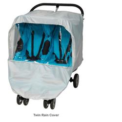 Protect-a-Bub 000519, Universal Rain Cover Twin Stroller - Stone