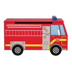Guidecraft 83502 Fire Truck Toy Box Picture