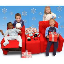 Dozydotes 10782 Child Recliner Chair Theater Seating, Rocket Red