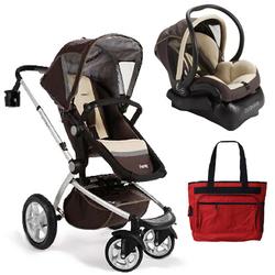 Maxi-Cosi CV053TRLKIT,  Foray Stroller Travel System - Trail Brown