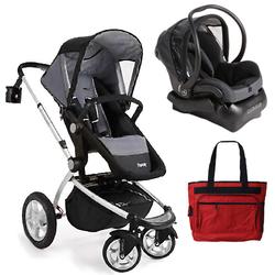 Maxi-Cosi CV053PNGKIT, Foray Stroller Travel System -  Penguin Black