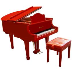 Schoenhut Sbg407r, 49 Key Pro Baby Grand Piano - Red Picture