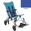 Convaid CX18 902594-903463 Cruiser Textilene 30 Degree Fixed Tilt Wheelchair Stroller - Ocean Blue Made in USA 