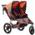 BOB Revolution SE Duallie Double Stroller, Orange