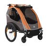 Burley 948206SKIT1, D-Lite Orange Trailer with 2-Wheel Stroller Kit