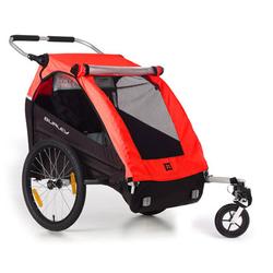 Burley 949204 Honey Bee Bicycle Trailer w/stroller wheel - Red 