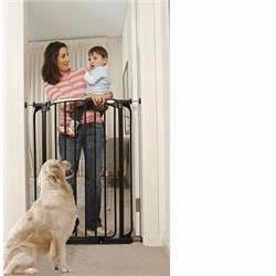 Dream Baby L782B Extra Tall Security Gate with 2 Free extensions, Black