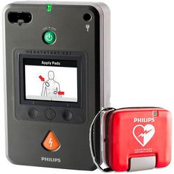 Phillips 861389 HeartStart FR3 Defibrillator (ECG Bundle) w Case