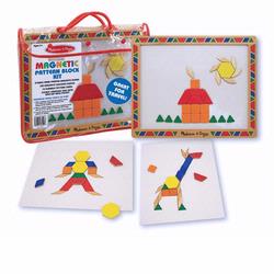 Melissa Doug Magnetic Pattern Block Kit | eBay
