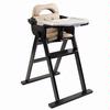 Anka A8005 High Chair  in Espresso With Cushion in Cream 