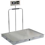 Detecto SOLACE Series ID-3636SH-855RMP 3 x 3 ft In-Floor Dialysis Scale with Handrail 1000 x 0.2 lb