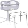 Halo - Swivel Sleeper Bassinet - Luxe PLUS Series with a Portable Stand  - Gray Melange