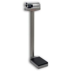 Detecto 437 Stainless Steel mechanical medical scale has a large 400 pound capacity and easy to read mechanical beam.